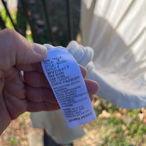 James Perse Blouson Cotton Dress NWT - Picture 9 of 9